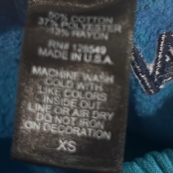 Aviator Nation women’s blue sweatpants elastic drawstring waist XS - Picture 7 of 7